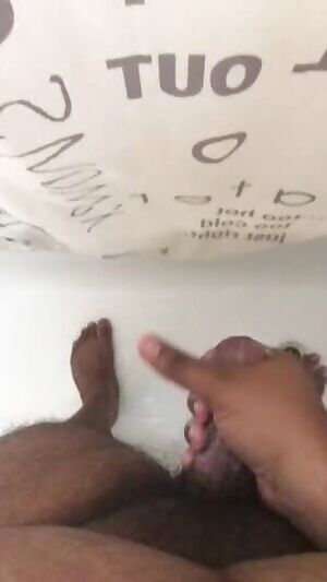Cumming in the shower