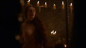 Carice van Houten has great riding skills