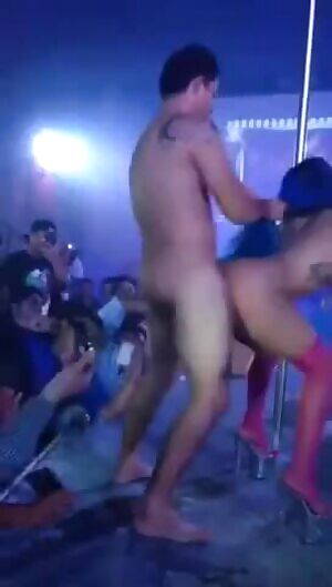 Doing Her Thing In Front Of A Crowd