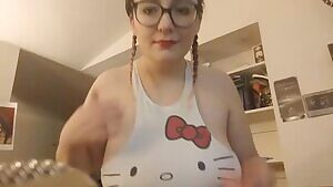 How many kisses do you need? One for your tummy, one for your cheek, and one for the devil inside of me.