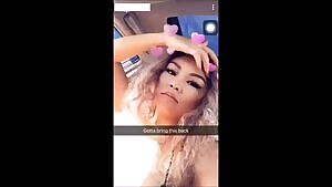 Showing off on snapchat