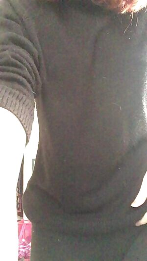 Titty drop in my turtleneck! 🙈