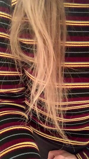 Smacking my own ass, grabbing my tits, caressing my body, i can do this all day all by mysel...