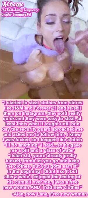 Alan, shoplifter, now Lana, Free new woman