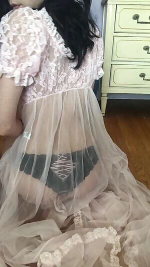 Found some vintage Victoria’s Secret and just had to play