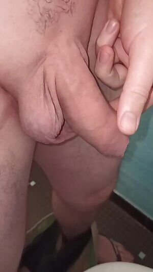 Last pee before going to bed