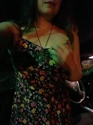 Tipsy in the middle of a public street