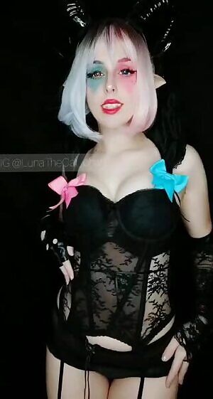 I did a special video with the candy succubus outfit 🙊