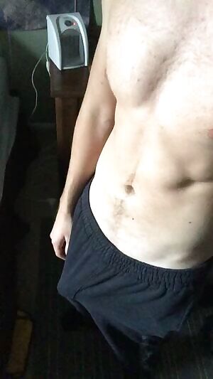 Sweatpants pull down pt. 2