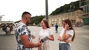 Impromptu wet tshirt contest