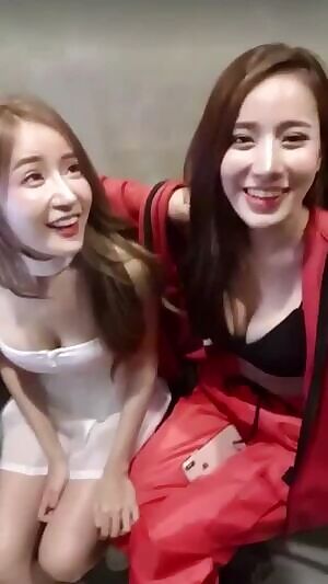 Happy, awkward and silly girls