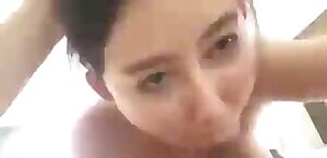 Chinese amateur is doing blowjob