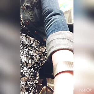 Since you naughty boys seemed to enjoy the last edition of the upskirt desk cam so much...