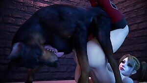 Harley with a doggo,