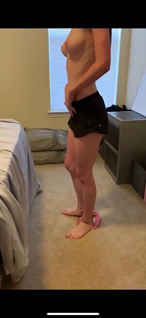 Beautiful college teen