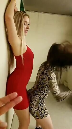 Twerking on her friend