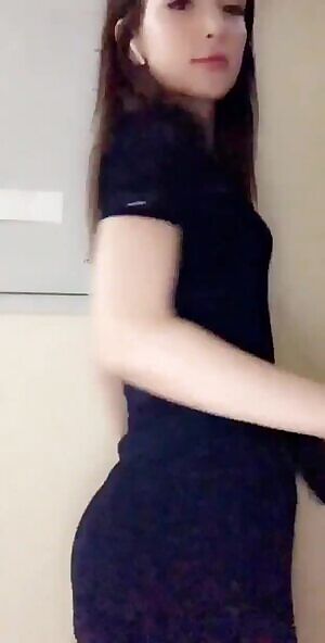 Ellie Leen being naughty in public