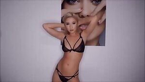 Cam Girl RubyVibe Bounces in Sexy Black Bra