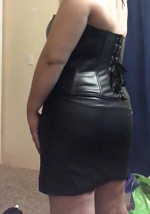 Leather and chains