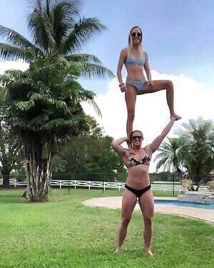 Just striking a pose.