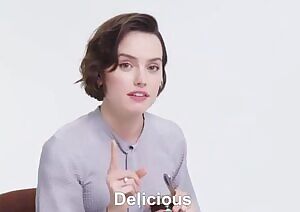 Daisy Ridley after you give her a swallowing your cum