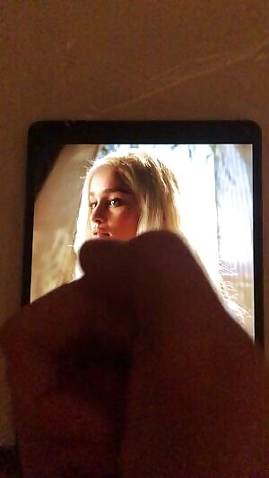 Drenching Emilia Clarke