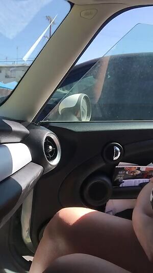 In the car