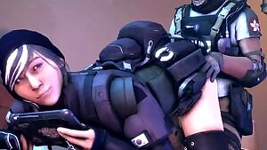 Dokkaebi doggystyle with Lesion