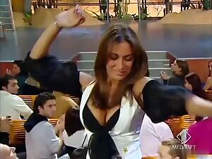 Melita Toniolo hot dance Italian TV