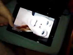Jizzing on my friends face