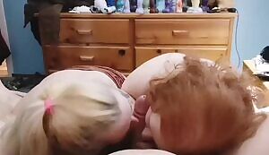 A blonde and a redhead, just need a brunette now