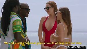 Lana Roy, Kaisa Nord Interracial Anal Foursome Porn