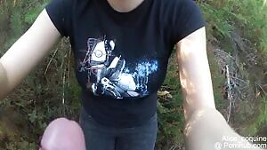 Shirt lifted, much like our dicks