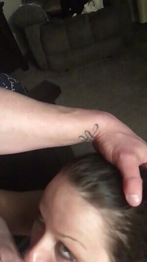 Anyone else like seeing my wife on her knees with her lips wrapped around my cock??