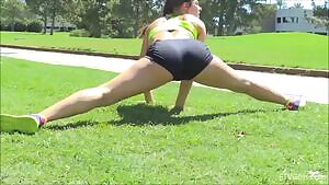 Leah Gotti On The Golf Course