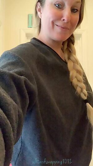 The drop off line is so much more fun when that cute male teacher leans into the car to help the kiddos out... my sweats look frumpy, but i’m really naked and ready to fuck