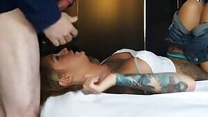 Kleio gives his balls some special attention