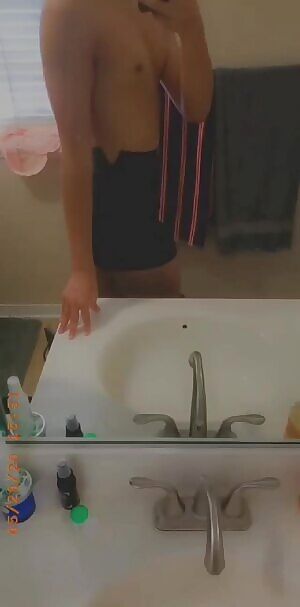 Femboy in Skirt. from snapchat