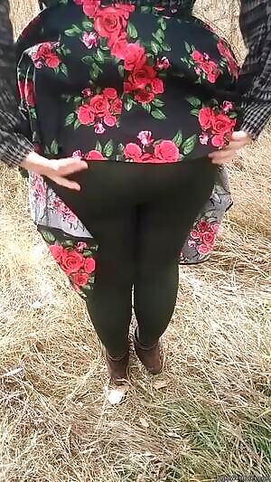 Stripping down and spreading in the woods. ;D