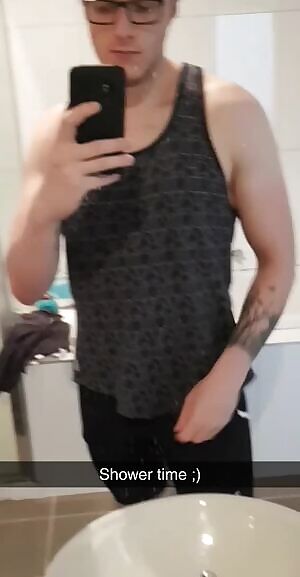 After a run.