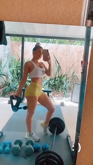Doing her thang