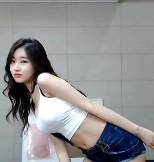 BJ - Seoa Tight Overalls Cute Ass