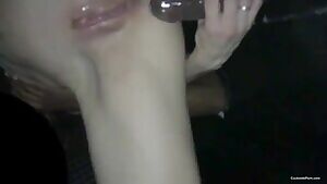 Hot Body GF Shared With Black Cock In Gloryhole