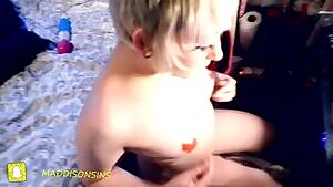 Playing with myself with a plugged ass