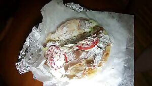 My gyro needed extra sauce.