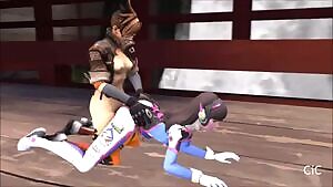 Tracer makes D.Va cum hands free