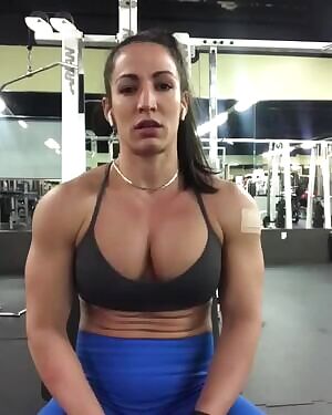 Vanessa Dominguez bouncing her beautiful chest