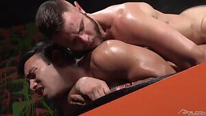 Pounding and sweating