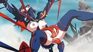Ryuko tentacled