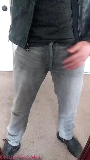 Felt something growing in my pants and had to take it out before going to work